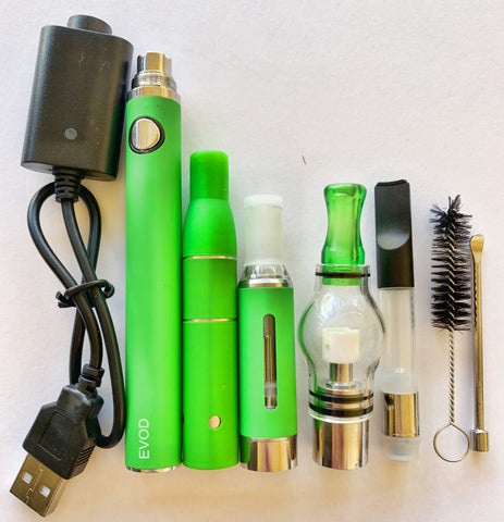 EVOD 4 in 1 Vape Starter kit for | Dry Herb | Wax | Concentrate | Thick Oil | e-Liquid